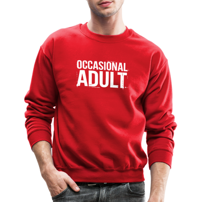 Occasional Adult Sweatshirt - red