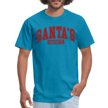 Santa's Favorite T-Shirt - turquoise