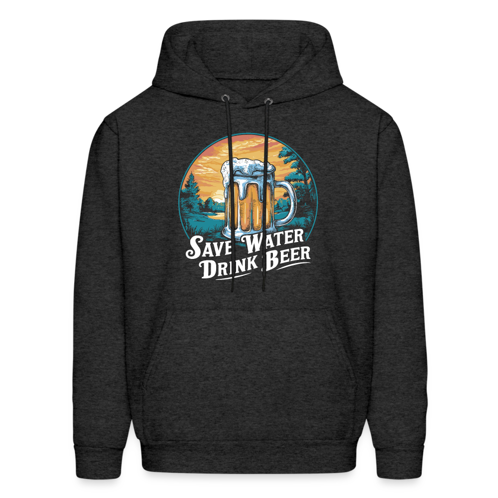 Save Water Drink Beer (Funny Drinking) Hoodie - charcoal grey