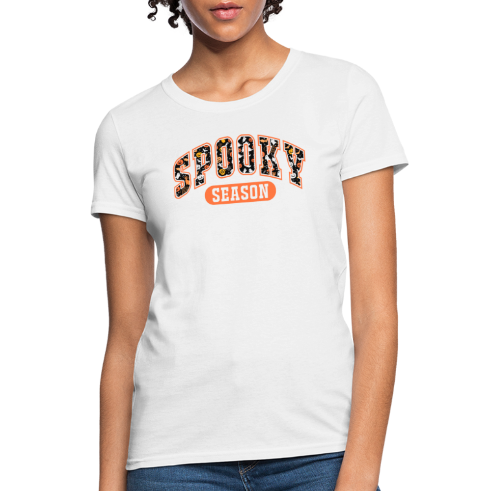 Spooky Season Women's T-Shirt (Halloween) - white