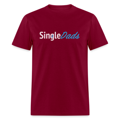 SingleDads T-Shirt - burgundy