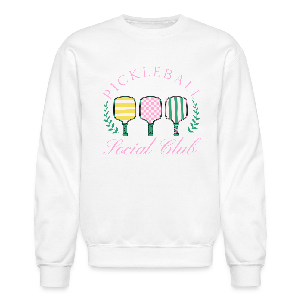 Pickleball Social Club Sweatshirt - white