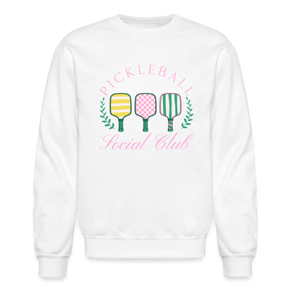 Pickleball Social Club Sweatshirt - white