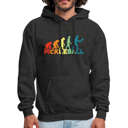 Pickleball Evolution Hoodie - charcoal grey