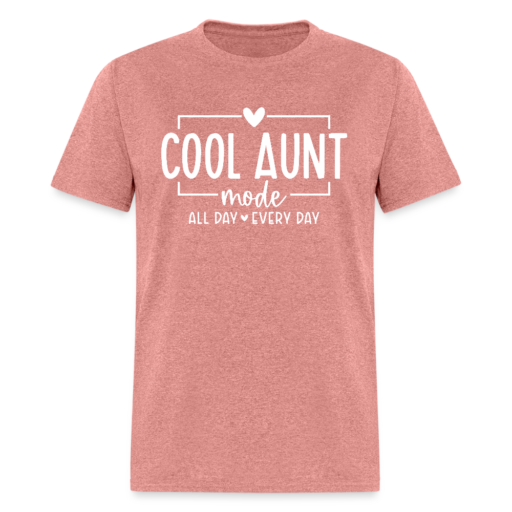 Cool Aunt Mode T-Shirt - heather mauve