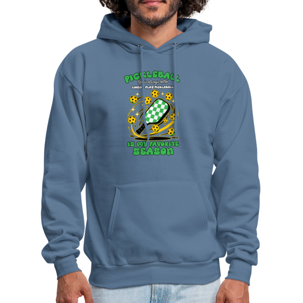 Pickleball Is My Favorite Season Hoodie - denim blue