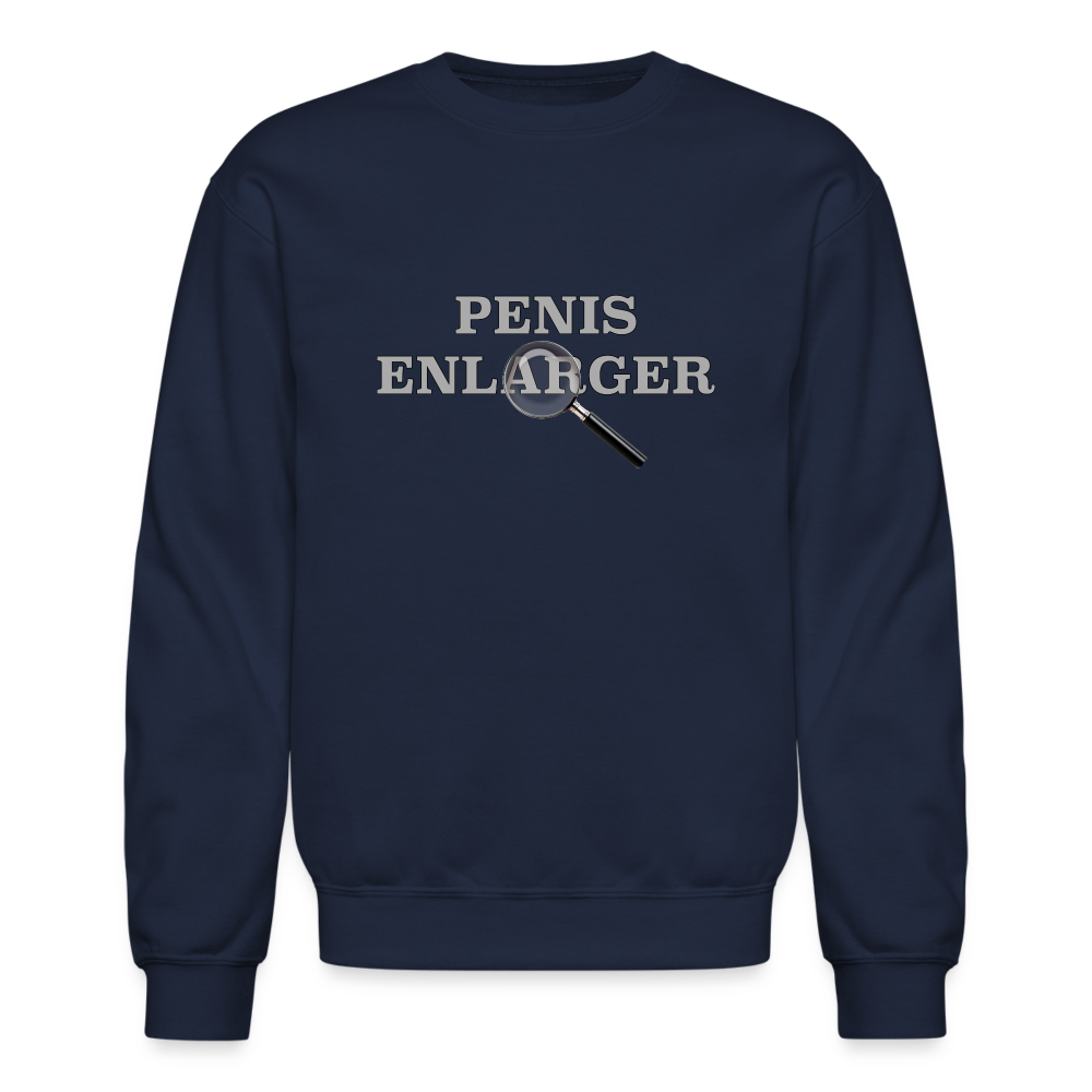 Penis Enlarger Sweatshirt (Funny Adult Humor) - navy