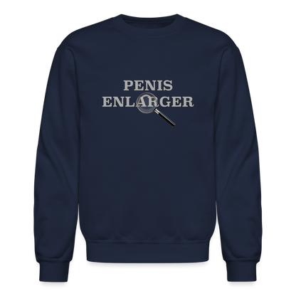 Penis Enlarger Sweatshirt (Funny Adult Humor) - navy