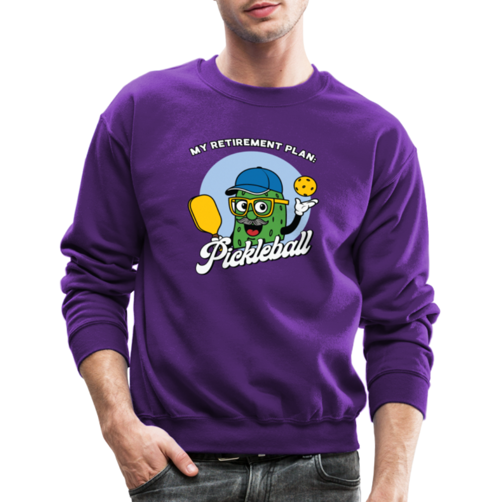 My Retirement Plan: Pickleball Sweatshirt - purple