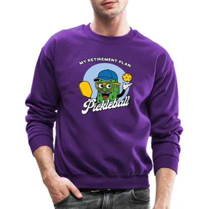 My Retirement Plan: Pickleball Sweatshirt - purple