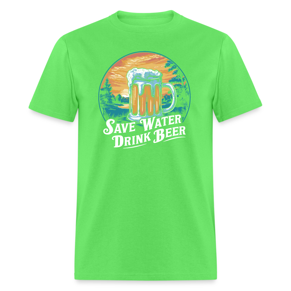 Save Water Drink Beer (Funny Drinking) T-Shirt - kiwi