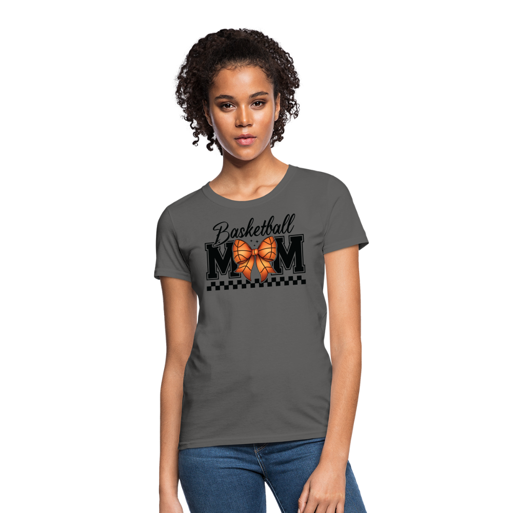 Basketball Mom Women's T-Shirt - charcoal