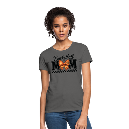 Basketball Mom Women's T-Shirt - charcoal