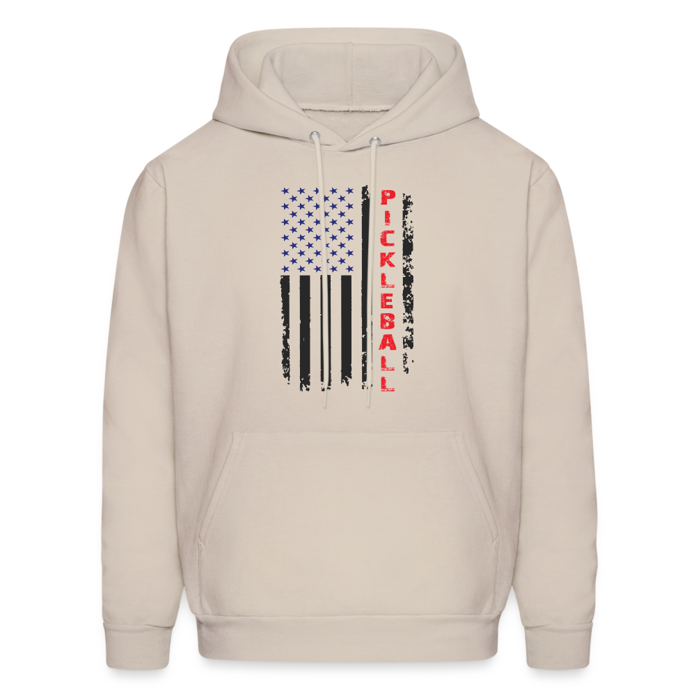 Pickleball Flag Hoodie - Sand