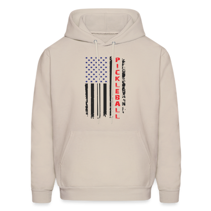 Pickleball Flag Hoodie - Sand