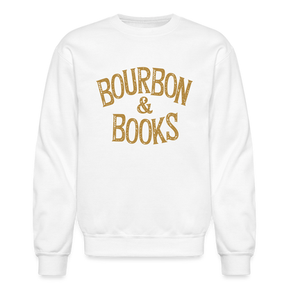 Bourbon & Books Sweatshirt - white