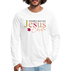 Pumpkin Spice and Jesus Christ Men's Premium Long Sleeve T-Shirt