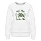 Feral Mom's Social Club Women’s Premium Sweatshirt