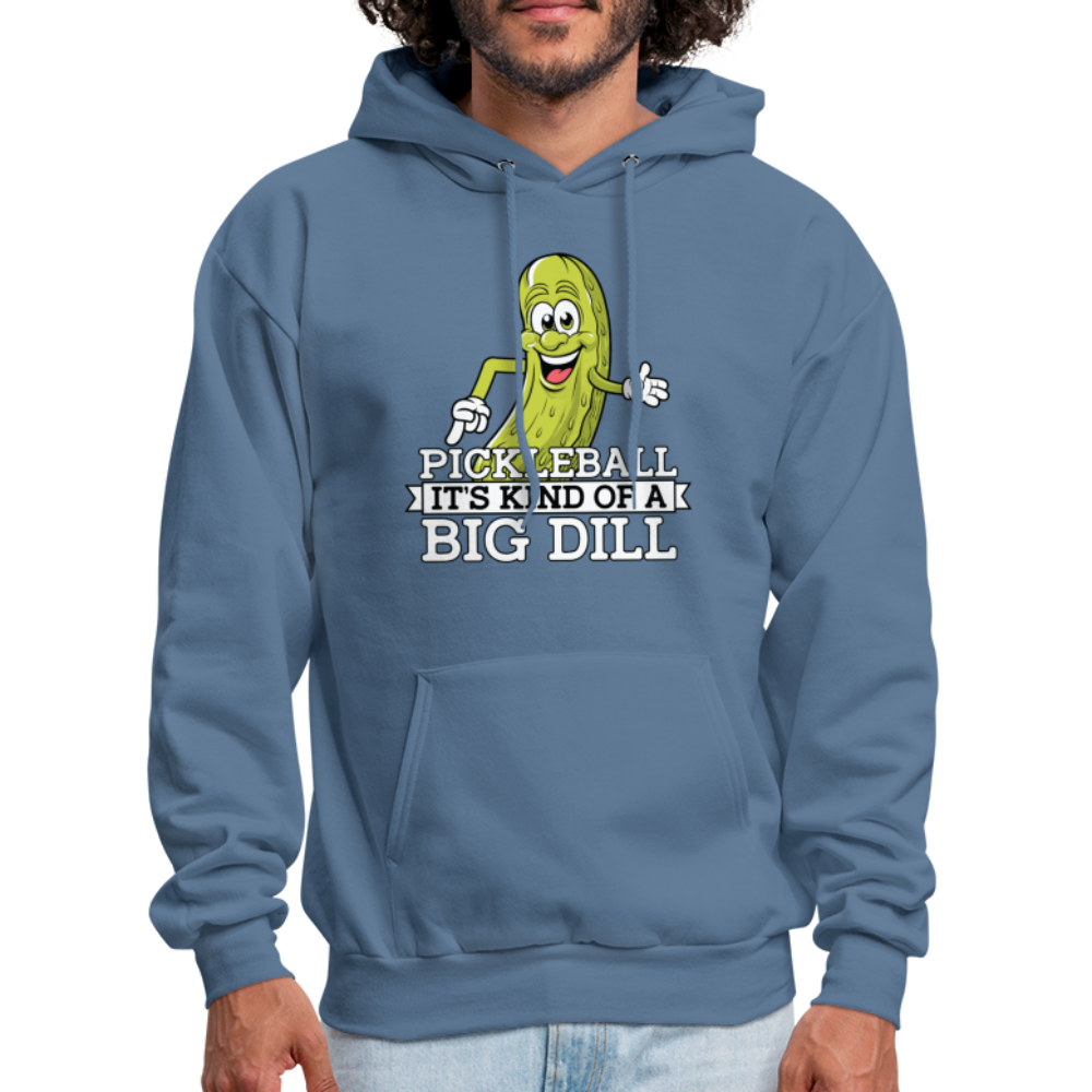 Pickleball It's Kind Of A Big Dill Hoodie - denim blue