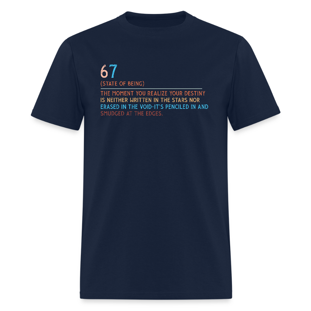 Six Seven Definition 67 T-Shirt - navy