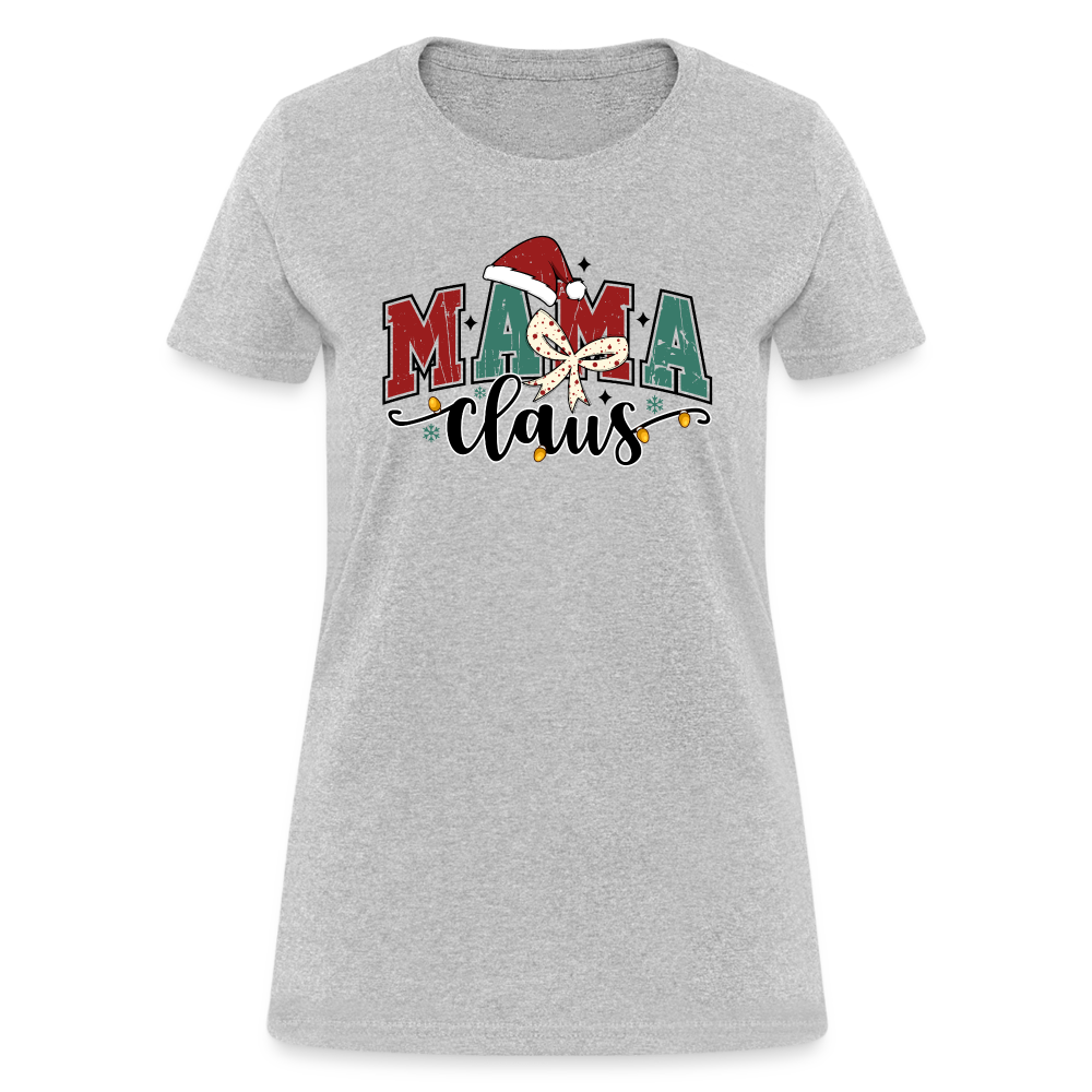 Mama Claus Women's Contoured T-Shirt - heather gray