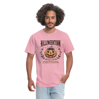 Halloweentown T-Shirt (Where Normal is Overrated) - pink