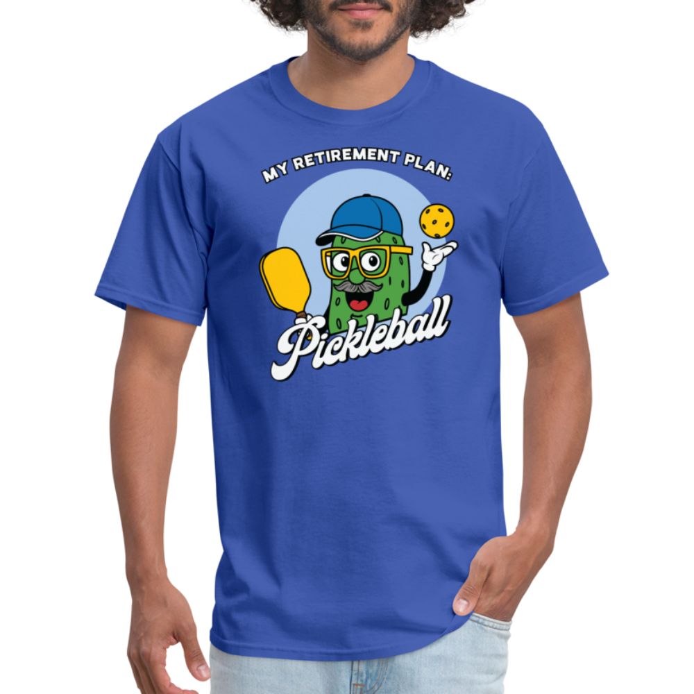 My Retirement Plan: Pickleball T-Shirt - royal blue