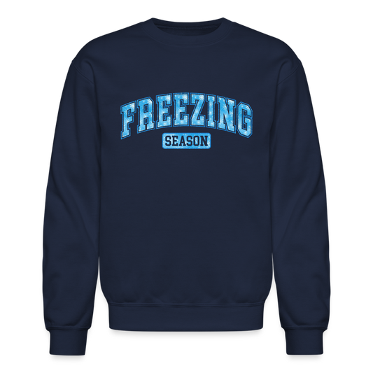 Freezing Season Unisex Crewneck Sweatshirt - navy