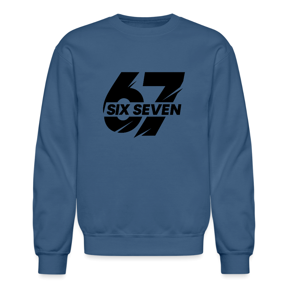 Six Seven 67 Sweatshirt Color: indigo blue