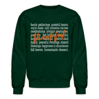 Thankful Word Art (Thanksgiving) Sweatshirt
