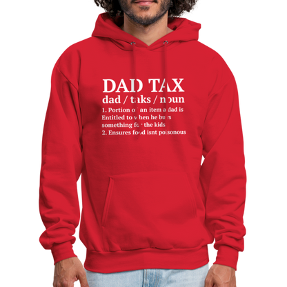 Dad Tax Hoodie (Definition) - red