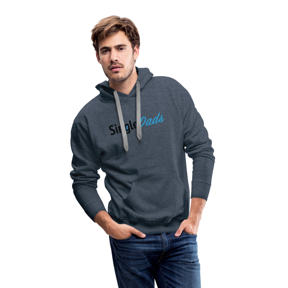 SingleDads Men’s Premium Hoodie - heather denim