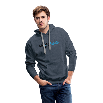 SingleDads Men’s Premium Hoodie - heather denim