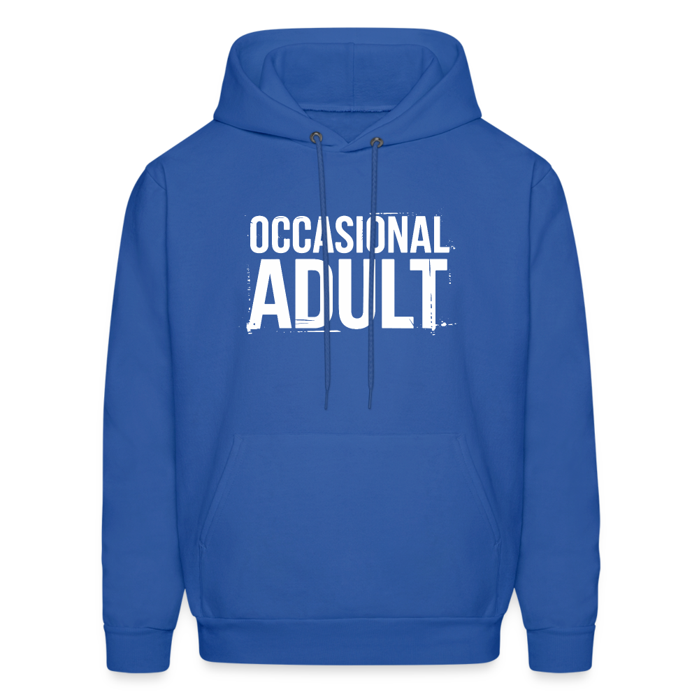 Occasional Adult Hoodie - royal blue