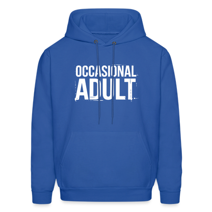 Occasional Adult Hoodie - royal blue