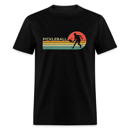 Retro Pickleball T-Shirt - black