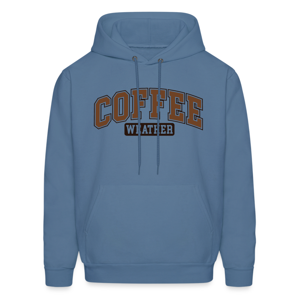 Coffee Weather Hoodie - denim blue