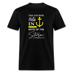 The Anchor Holds in Spite of the Storm T-Shirt (Hebrews 6:19)