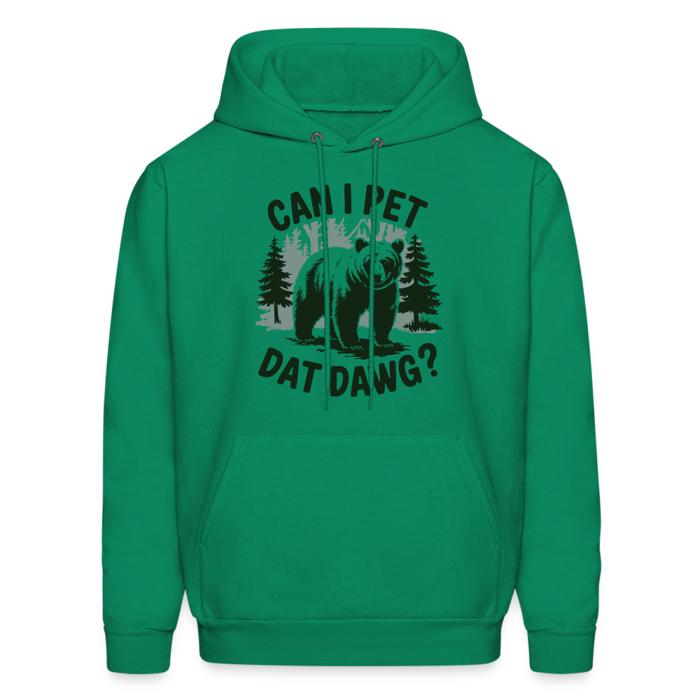 Can I Pet That Dawg Hoodie - kelly green