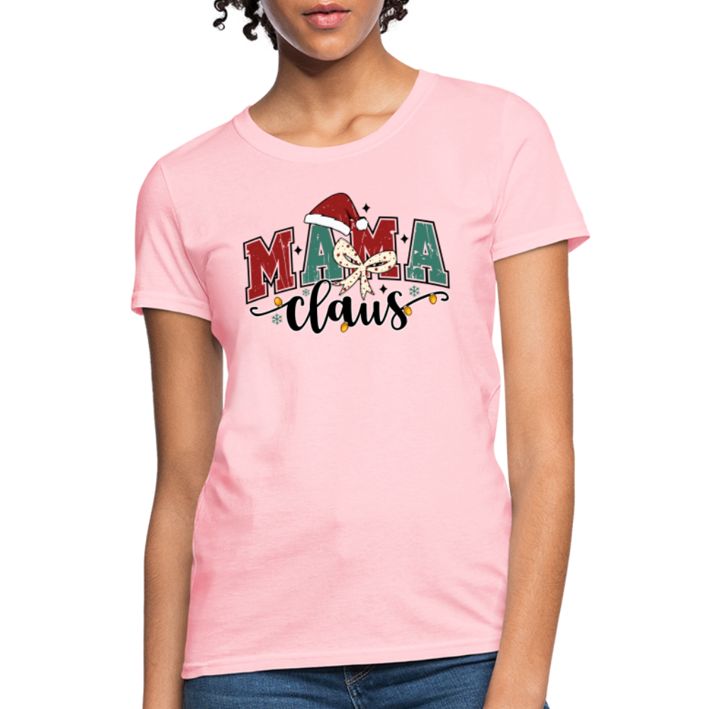 Mama Claus Women's Contoured T-Shirt - pink