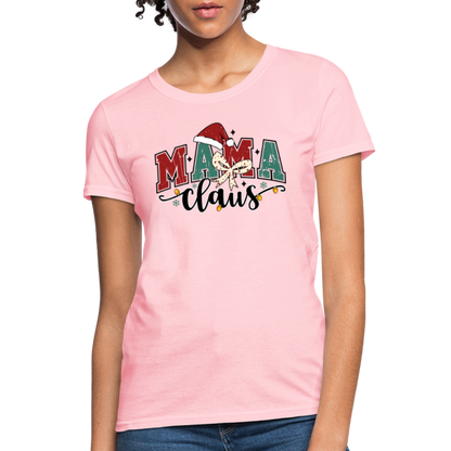 Mama Claus Women's Contoured T-Shirt - pink