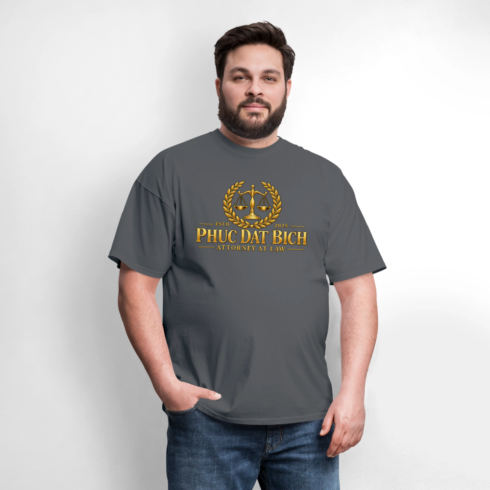Phuc Dat Bich Attorney At Law T-Shirt - charcoal