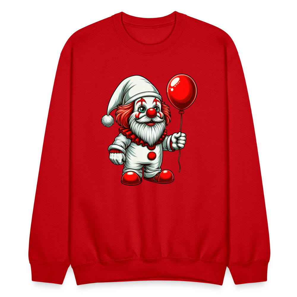 Gnome Clown Sweatshirt - red