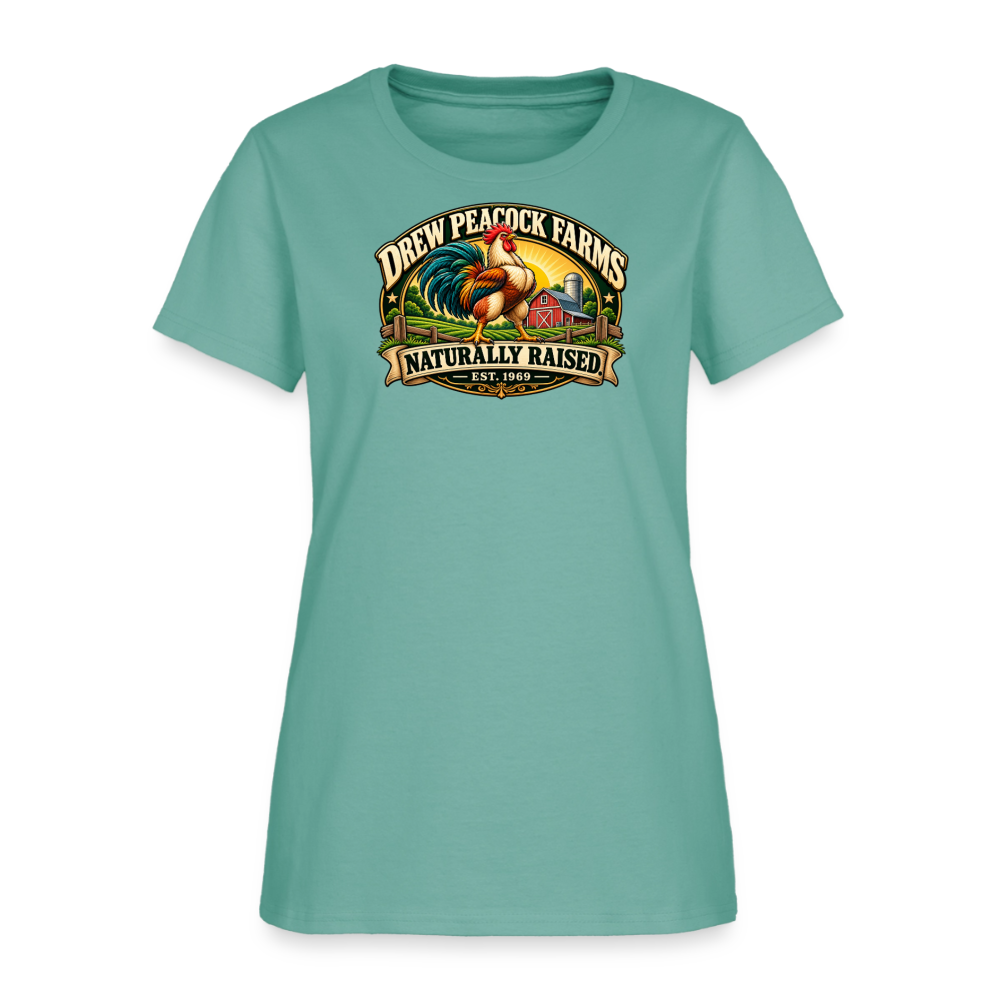 Drew Peacock Farms Women's T-Shirt - aquatic