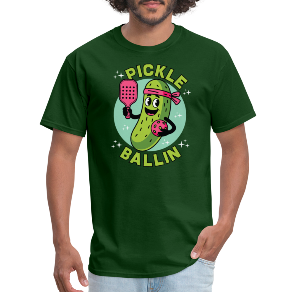 Pickle Ballin T-Shirt - forest green