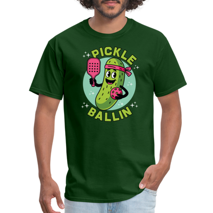 Pickle Ballin T-Shirt - forest green