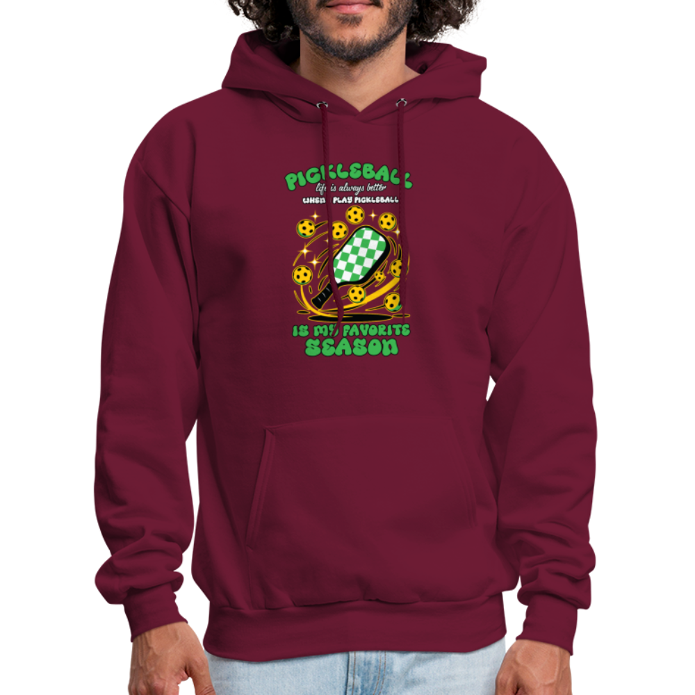 Pickleball Is My Favorite Season Hoodie - burgundy