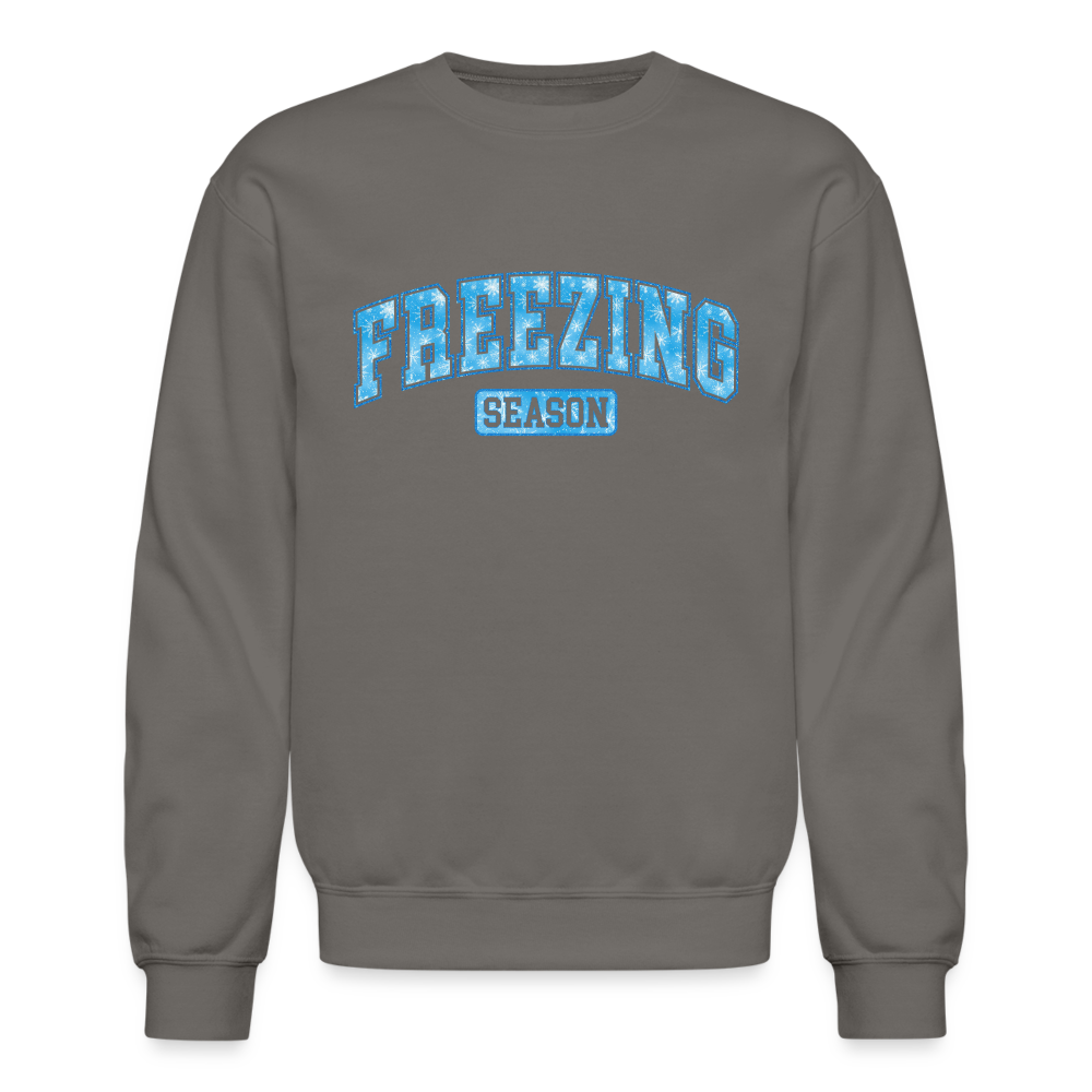 Freezing Season Unisex Crewneck Sweatshirt - asphalt gray
