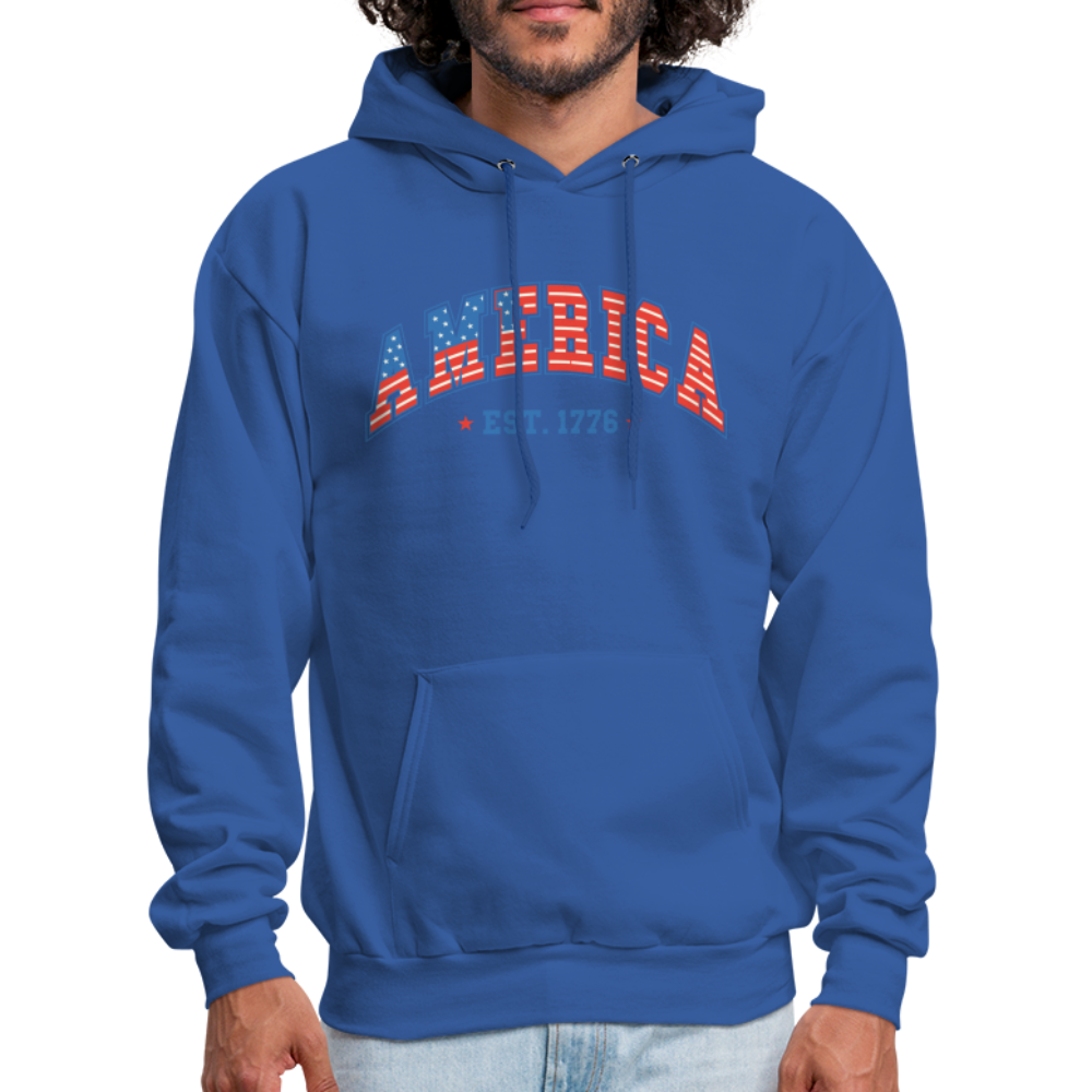 American 1776 Hoodie - royal blue