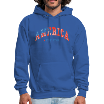 American 1776 Hoodie - royal blue